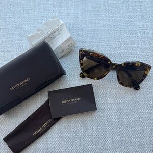 Oliver Peoples Women's Tortoise Shell Sunglasses (Laiya style)